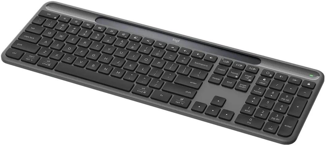 Клавиатура Logitech K980 графитовый беспроводная BT slim (920-013768)