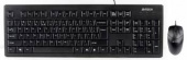 Клавиатура + мышь A4Tech KRS-8372 клав:черный мышь:черный USB