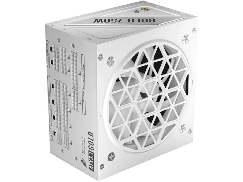 1STPLAYER NGDP GOLD 750W White / ATX 3.1, APFC, 80 PLUS Gold, LLC+DC-DC, full Japan solid-state caps, 120mm fan, full modular / HA-750BA4-WH