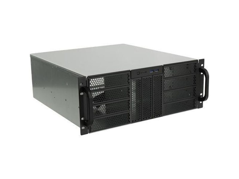 Procase RE411-D2H15-C-48 Корпус 4U server case,2x5.25+15HDD,черный,без блока питания,глубина 480мм,MB CEB 12"x10,5"