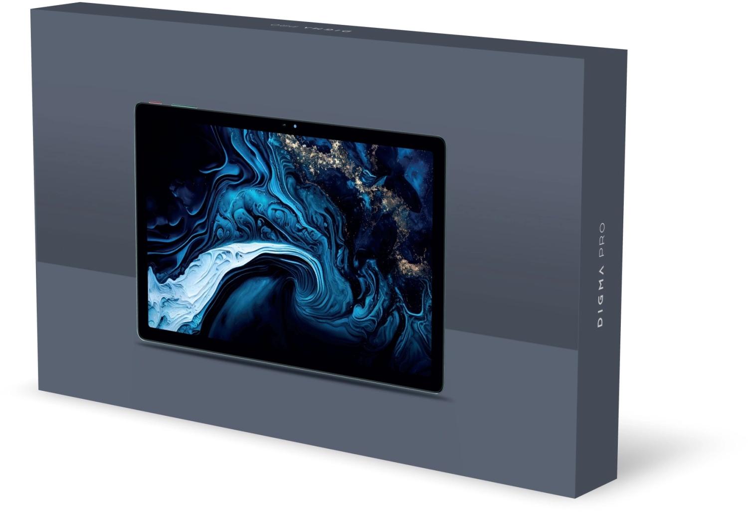 Планшет Digma Pro Pulse T606 (1.6) 8C RAM8Gb ROM128Gb 10.4" In-Cell 2000x1200 4G Android 14 темно-зеленый 13Mpix 5Mpix BT WiFi microSD 128Gb 7000mAh 500hrs