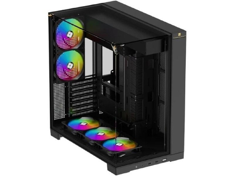 Thermalright Корпус TR-A70 FAN5-C / Black / TG / 5 x120mm ARGB PWM Fans / USB TYPE-C / ATX / TRA70F5CB