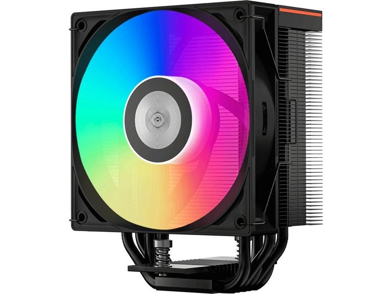 Устройство охлаждения(кулер) PcCooler RT500 Digital BK ARGB Soc-AM5/AM4/1200/1700/1851 черный 4-pin 34.9dB Al+Cu LCD 245W Ret (RT500-BKAWYL-GL)