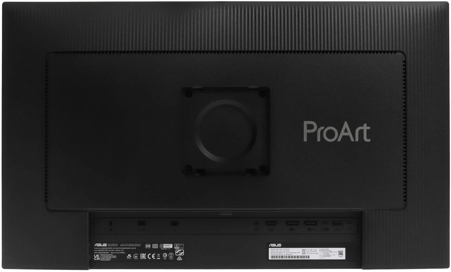 Монитор Asus 27" ProArt PA278CFRV черный IPS LED 16:9 HDMI M/M матовая HAS Piv 3000:1 400cd 178гр/178гр 2560x1440 100Hz DP 2K USB 6.6кг