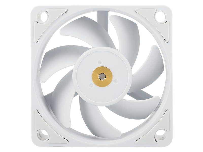 Кулер для корпуса/ Case Cooler Thermalright TL-B6W (60x60x25mm, 4-pin PWM, 16.17CFM, 20.17dBA, 3200RPM, White)