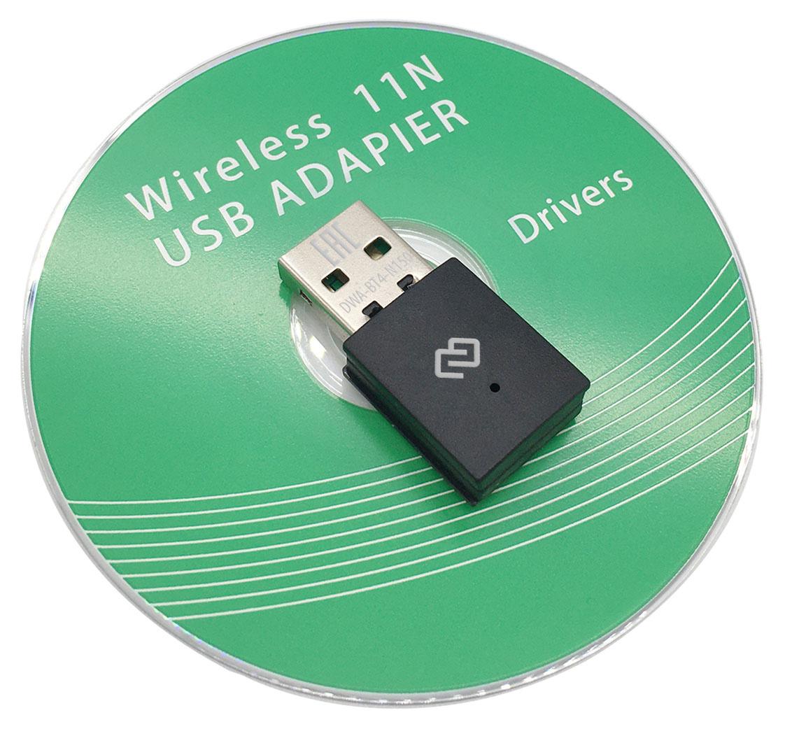 Сетевой адаптер Wi-Fi + Bluetooth Digma DWA-BT4-N150 N150 USB 2.0 (ант.внутр.) 1ант.