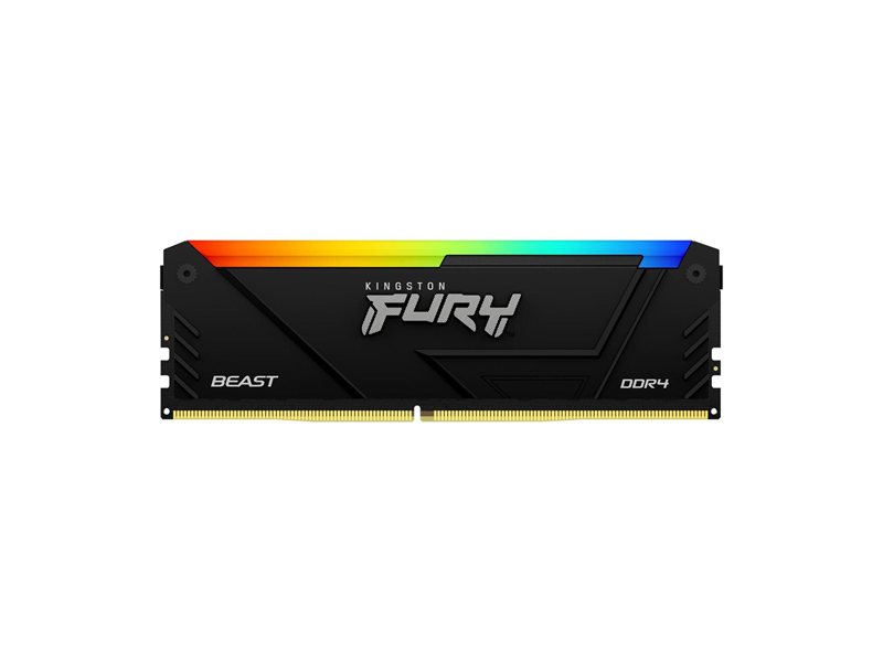 Модуль памяти Kingston 16GB DDR4 3200MHz DIMM FURY Beast Black RGB XMP CL16, 1.35V 288-pin Non-ECC