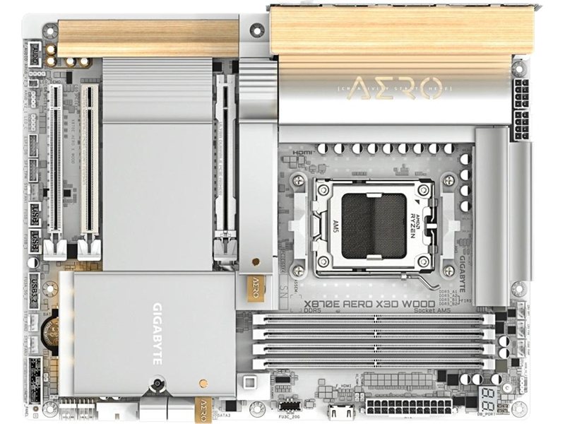 Материнская плата/ X870E AERO X WOOD
