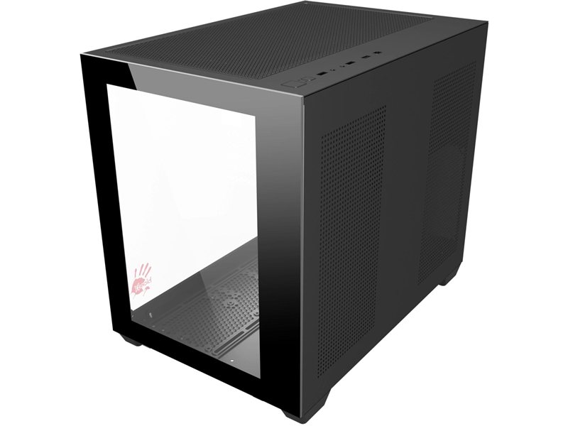 Корпус Bloody BD-CC108 черный без БП mATX 9x120mm 2xUSB3.0 audio bott PSU