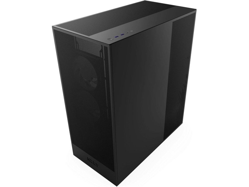 Корпус ПК без блока питания/ Case NZXT H7 Flow, Midi-Tower, TG, 3x120mm, 2xUSB-A 3.2 + 1xUSB-C 3.2, E-ATX, ATX, mATX, mITX Black