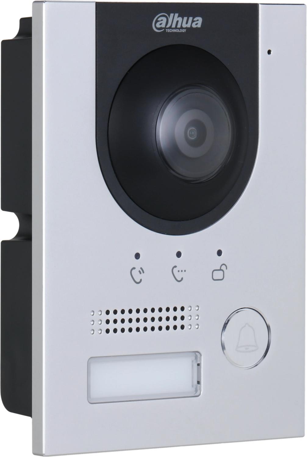 Видеопанель Dahua DHI-VTO2201F-P-S2 цветной сигнал CMOS цвет панели: серебристый