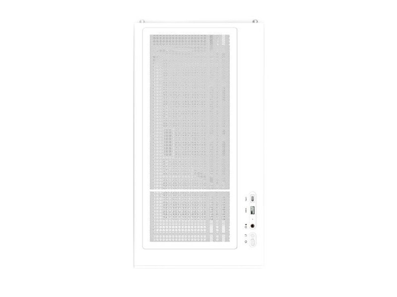 корпус ZALMAN P10, MATX, WHITE, WINDOW, 2x3.5", 3x2.5", 1xUSB TYPE-C, 1xUSB3.0, REAR 1x120mm ARGB