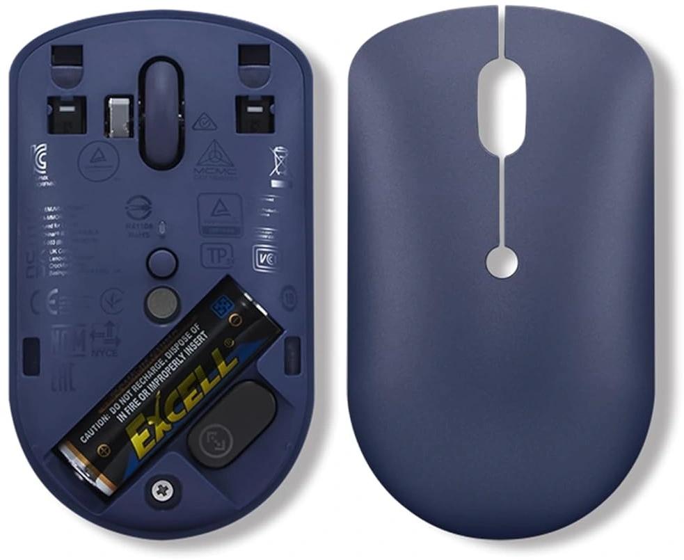 Мышь Lenovo 540 USB-C Wireless Compact темно-синий оптическая 2400dpi беспров. USB-C для ноутбука 3but (GY51D20871)