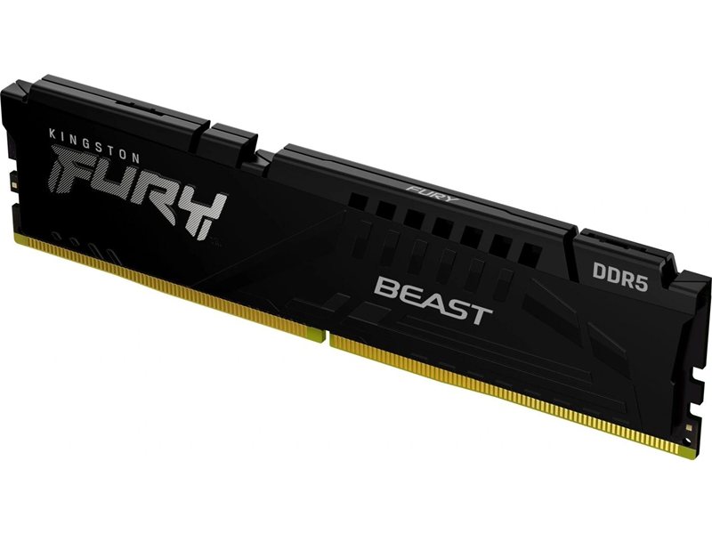 Память DDR5 32GB 5600MHz Kingston KF556C40BB2-32 Fury Beast Black RTL Gaming PC5-44800 CL40 DIMM 288-pin 1.25В single rank с радиатором Ret
