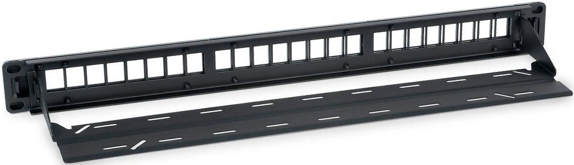 Патч-панель наборная Cabeus PLB-24 19" 1U 24xKeystone UTP