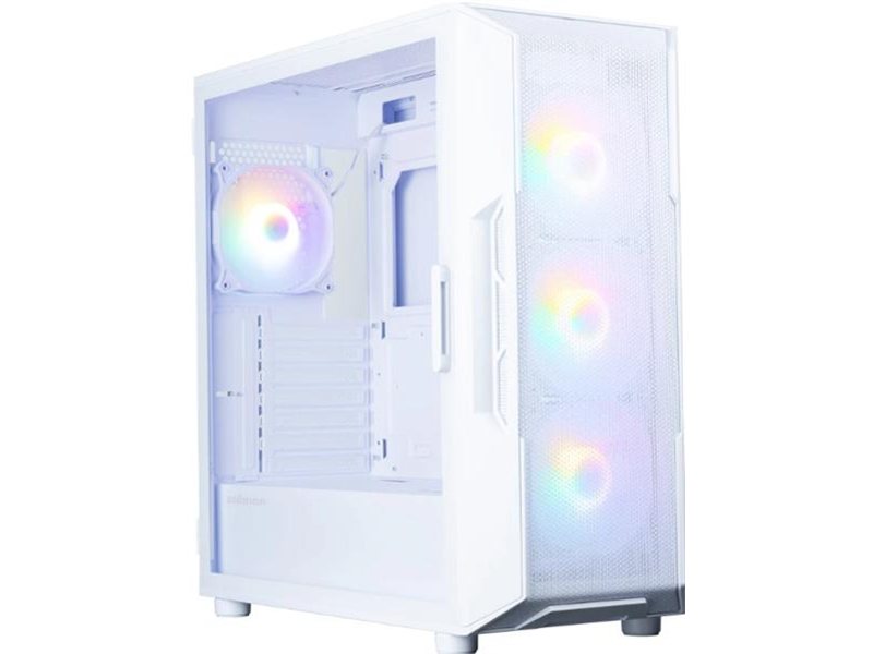 корпус ZALMAN i3 NEO V2, ATX, WHITE, FRONT MESH, WINDOW, 2xCombo (3.5" or 2.5"), 1x2.5", 1xUSB Type C, 1xUSB3.0, FRONT 3x120mm FRGB, REAR 1x120mm FRGB