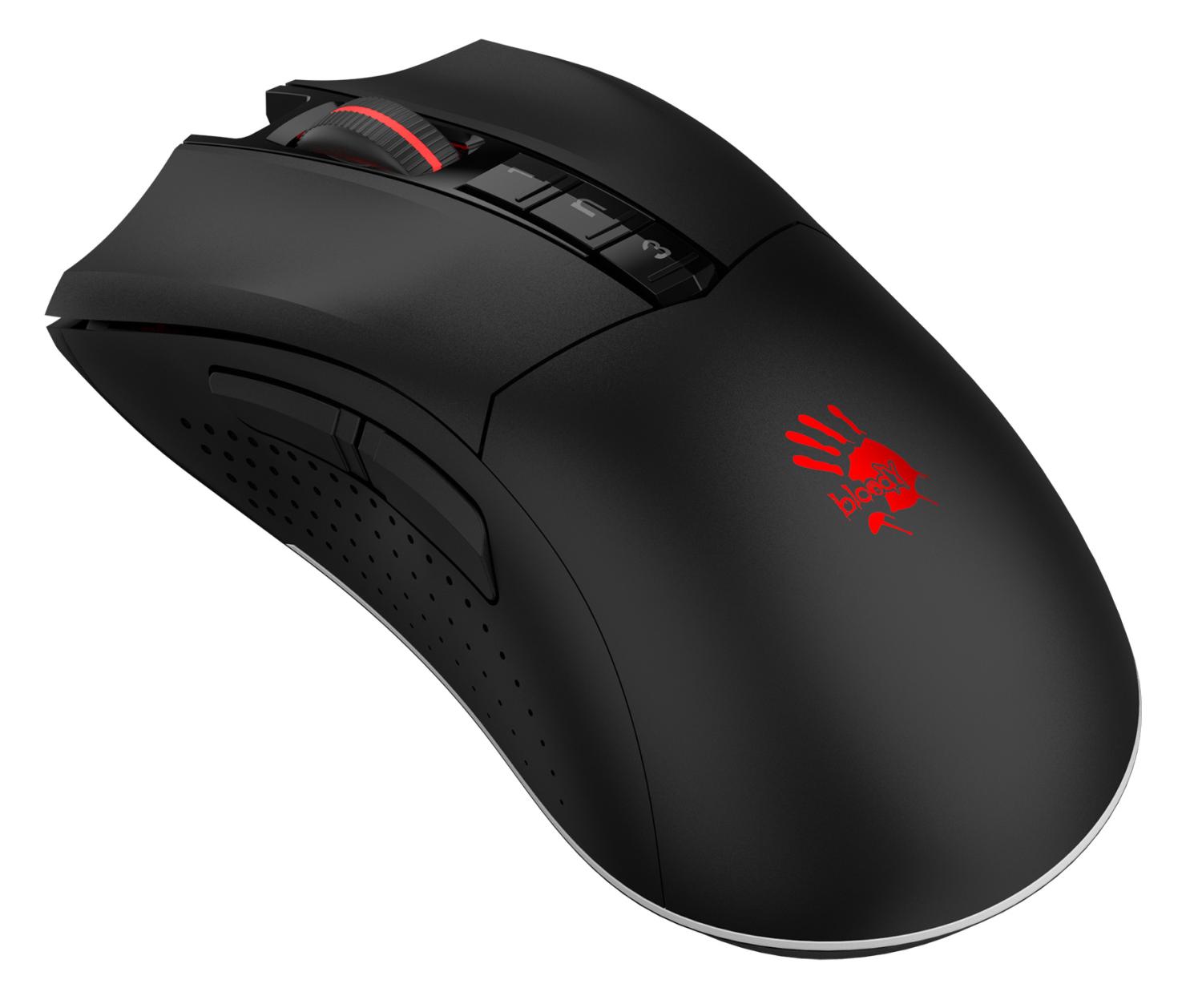 Мышь A4Tech Bloody R90 Plus черный оптическая 5000dpi беспров. USB 7but