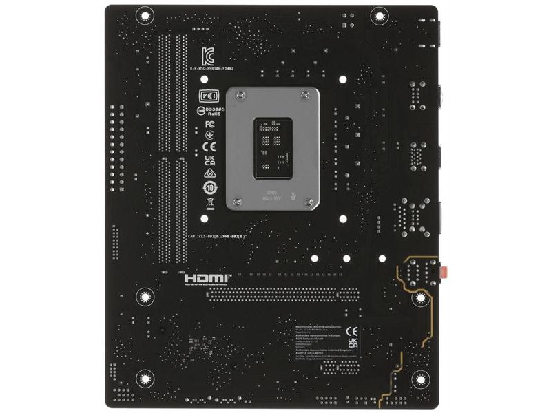 Материнская плата ASUS PRIME H610M-F D4 R2.0, LGA1700, H610, 2*DDR4, 2*SATA, 1*M.2, 2*USB 3.2, 4*USB 2.0, 1*PCIx16, 1*PCIx1, HDMI, mATX; 90MB1H70-M0EAY0