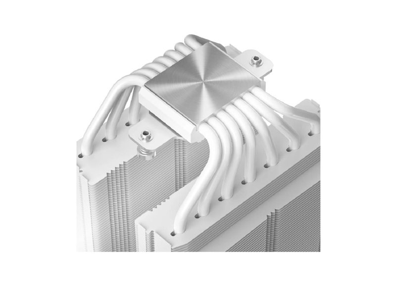 Thermalright Кулер Royal Pretor 130 Ultra White LGA115X/1200/1700/1851/2011/2066 (1x120mm ARGB + 1x130mm PWM Fan, медное основание, 7 тепл. трубок 6мм) / TRRP130UW