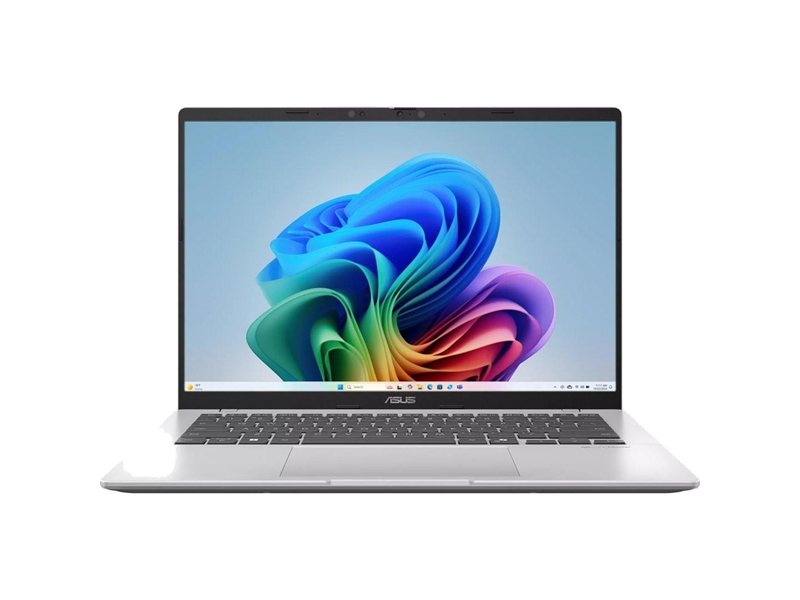 ASUS Vivobook 14 X1407QA-LY099W [90NB1603-M007F0] Snapdragon X  X1 26 100/16GB /1TB SSD/Qualcomm Adreno GPU/14" WUXGA (1920 x 1200) / WIN11 HOME/1.49 kg/Cool Silver}