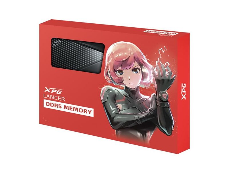 Память DDR5 2x32GB 6400MHz A-Data AX5U6400C3232G-DCLABK XPG Lancer RTL Gaming PC5-51200 CL32 DIMM 288-pin 1.4В kit dual rank с радиатором Ret