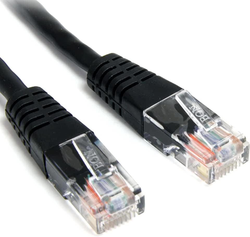 Патч-корд Lanmaster TWT-45-45-0.15-BK RJ-45 вил.-вилка RJ-45 кат.5E 0.15м черный ПВХ (уп.:1шт)