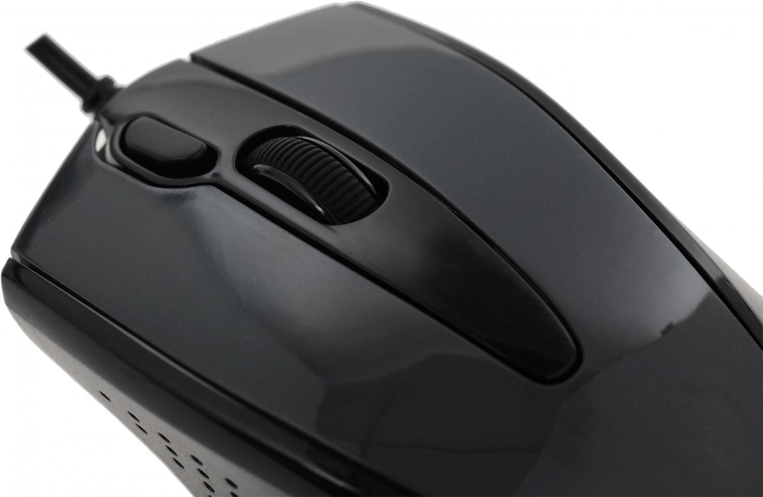 Мышь A4Tech V-Track Padless N-500FS черный оптическая 1200dpi silent USB 3but