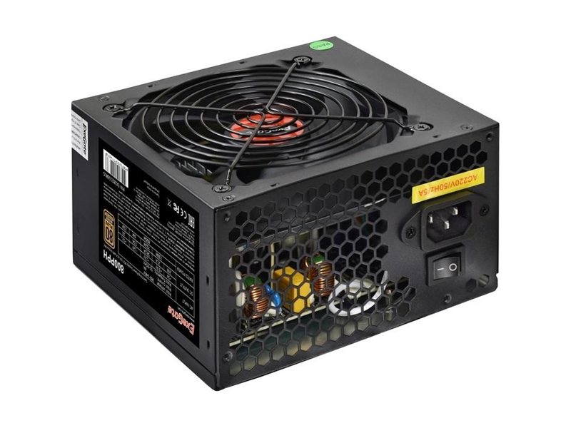 Exegate EX282156RUS Блок питания 800W ExeGate 80 PLUS® Bronze 800PPH (ATX, APFC, КПД 89% (80 PLUS Bronze), 12cm fan, 20+4pin, 2x(4+4)pin, 4xPCI-E, 8xSATA, 4xIDE, black, Color Box)