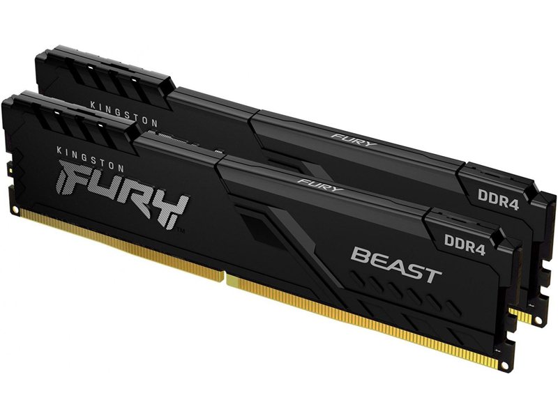 Память DDR4 2x16GB 3200MHz Kingston KF432C16BB1K2/32 Fury Beast RTL Gaming PC4-25600 CL16 DIMM UDIMM 288-pin 1.35В dual rank с радиатором Ret