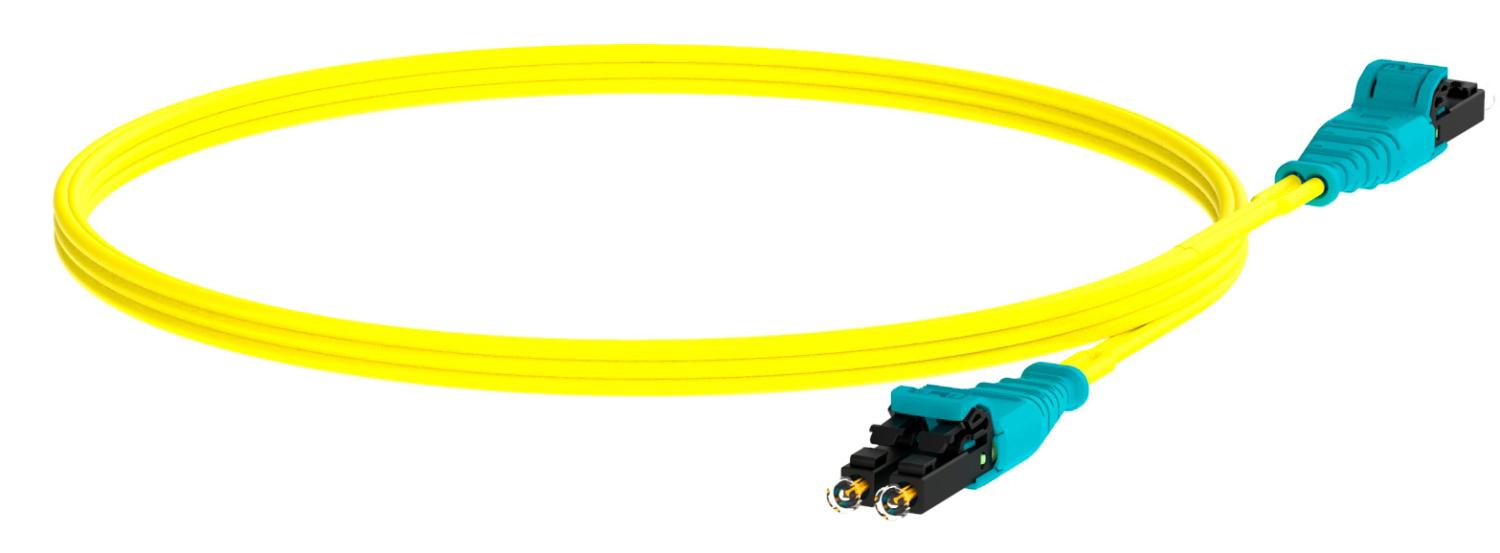 Патч-корд Panduit F92ELQ1Q1SNM002 2x9/125 OS1/OS2 LC push-pull-LC push-pull 2м LSZH
