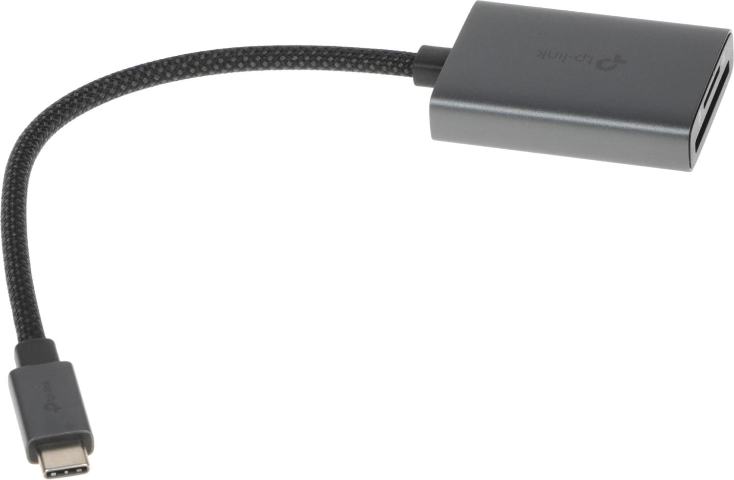 Устройство чтения карт памяти USB Type-C TP-Link UA430C серый