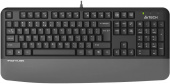 Клавиатура A4Tech Fstyler FK20 серый USB Multimedia (подставка для запястий) (FK20) кабель 1.5м