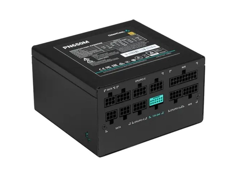 Блок питания Deepcool GAMERSTORM PN650M (ATX 3.1, 650W, Full Cable Management, PWM 120mm fan, Active PFC, 80+ GOLD, Active PFC + Full Bridge SRC LLC + DC/DC, Gen5 PCIe) RET
