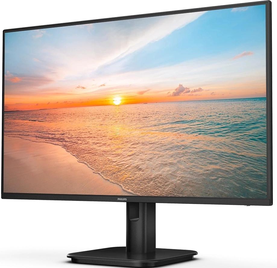 Монитор Philips 23.8" E Line 24E1N1100A черный IPS LED 16:9 HDMI M/M матовая 1500:1 300cd 178гр/178гр 1920x1080 120Hz VGA FHD 2.51кг