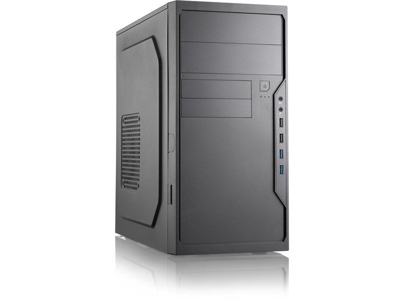 Корпус без блока питания/ Case Foxline FL-733R, mATX, 2x5.25EXT, 2x3.5EXT, 5x3.5INT, 2xUSB3.0, 2xUSB2.0, HDA, w/o FAN, w/o PSU, no pwr cord