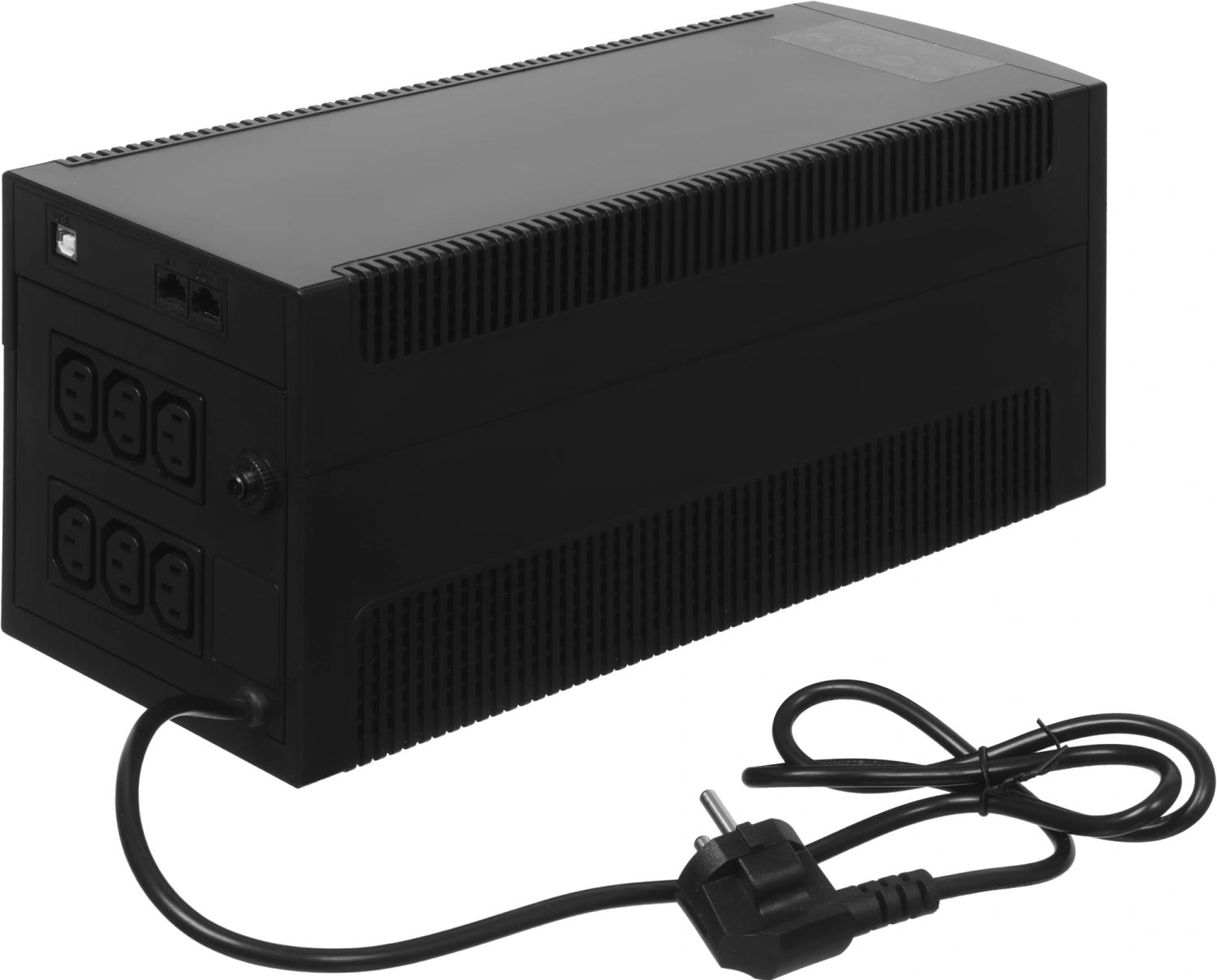 Источник бесперебойного питания Powercom Raptor RPT-1500AP 900Вт 1500ВА черный