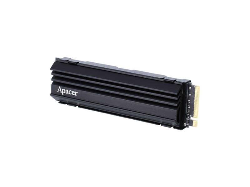 Твердотельный накопитель Apacer SSD AS2280Q4U 512Gb M.2 2280 PCIe Gen4x4, R7000/W3000 Mb/s, 3D NAND, MTBF 1.6M, NVMe, 350TBW, Retail, Heatsink, 5 years (AP512GAS2280Q4U-1)