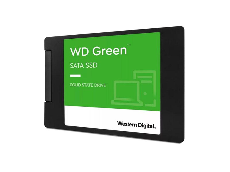 Твердотельный накопительSSD WD Green WDS240G3G0A 240GB 2.5" Client SATA 6Gb/s, 545/465, 3D-NAND TLC, Retail (894287) {10}