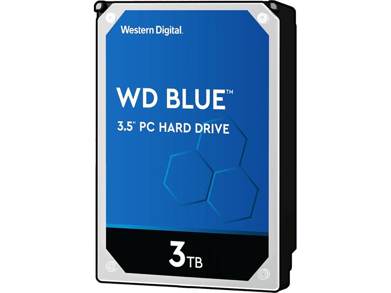 Жесткий диск/ HDD WD SATA3 4Tb Blue 5400 256Mb 3.5""  1 year warranty