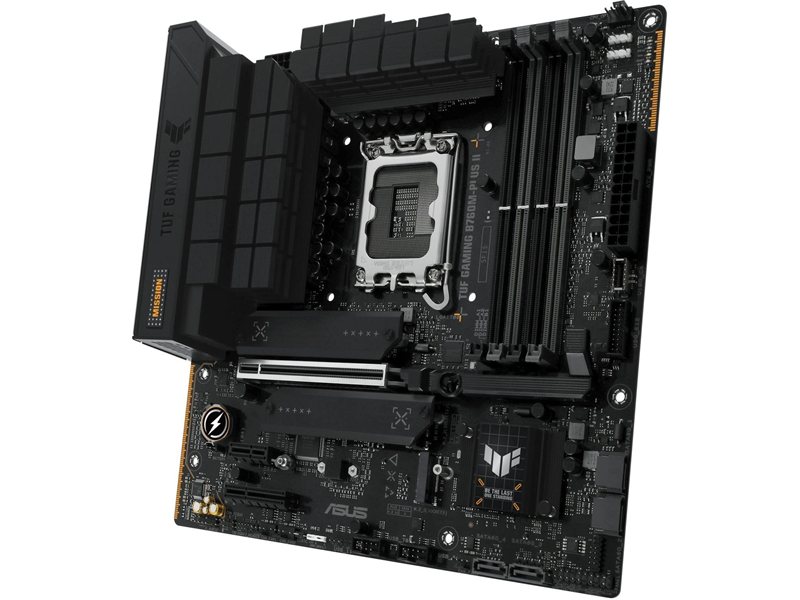 Материнская плата ASUS TUF GAMING B760M-PLUS II LGA1700 mATX 4хDDR5 1xPCIEx16 1xPCIEx4 1xPCIEx1 3xM.2 DP HDMI 2.5GLAN