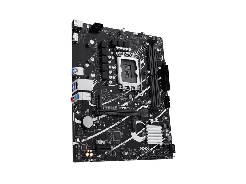 Материнская плата ASUS PRIME B760M-F LGA1700 mATX 2xDDR5 PCIEx16 PCIEx1 2xM.2 HDMI GLAN