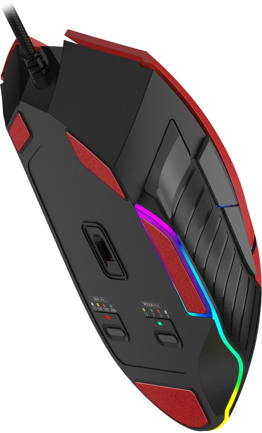 Мышь A4Tech Bloody W95 Max Sports красный/черный оптическая 12000dpi USB 10but (W95 MAX SPORTS RED)