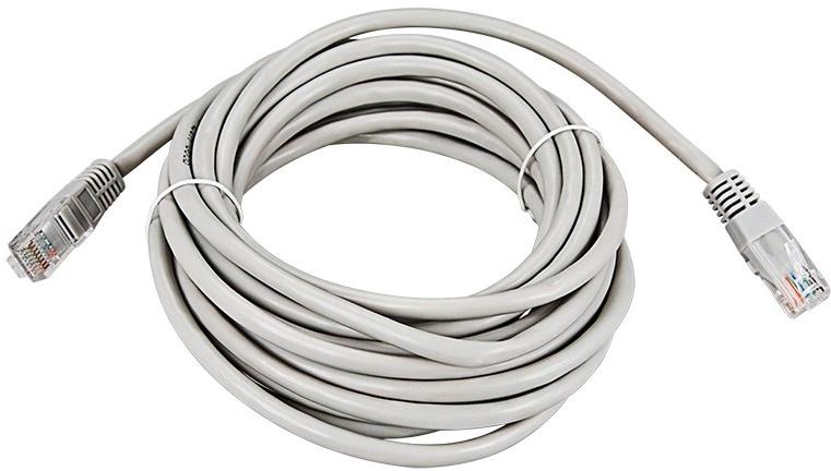 Патч-корд Rexant 18-1008 UTP RJ-45 вил.-вилка RJ-45 кат.5E 7м серый ПВХ