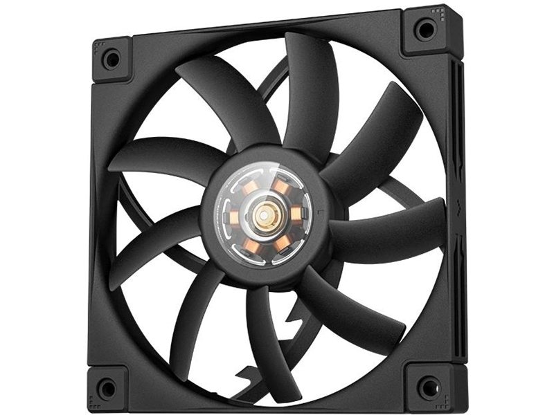 Вентилятор для корпуса Deepcool FT12 Slim 120х120x15 черный 4-pin 25.6дБ (R-FT12SLIM-BKWPN1-G) Ret