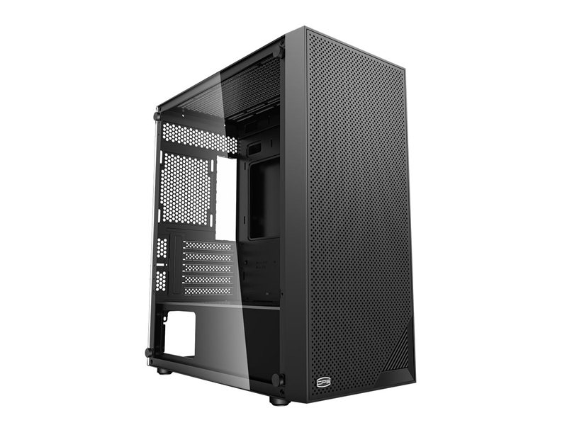Корпус без блока питания/ Case PCCooler C3B310 BK, Mini-Tower, TG, Mesh, no fans, 2xUSB-A 2.0 + 1xUSB-A 3.0, mATX, mITX Black