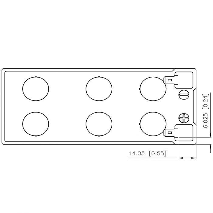 Батарея для ИБП CSB GPL1272 F2 FR 12В 7.2Ач
