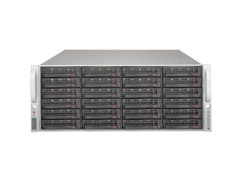 Корпус SuperMicro CSE-846BE1C-R1K23B 4U, SC846B w/ SAS3 Single Expander, 2x 1200W, Black (279111)