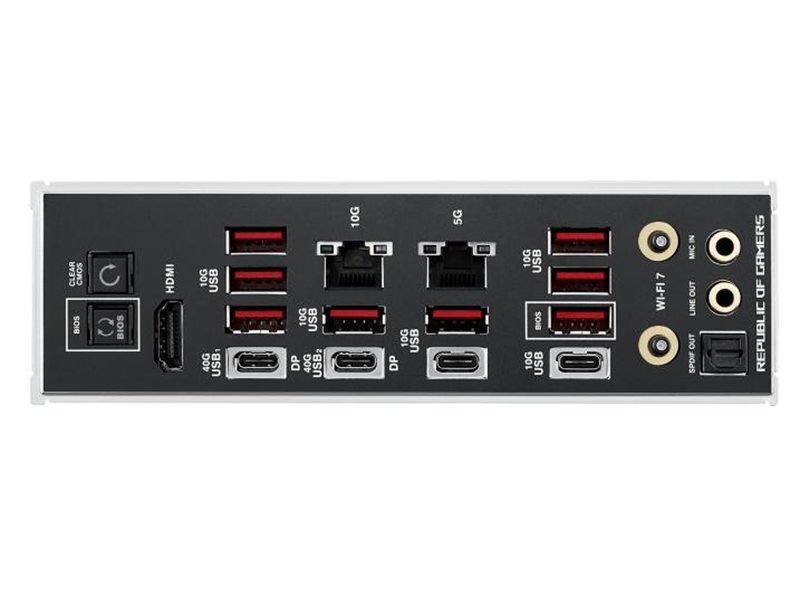 Материнская плата ASUS ROG CROSSHAIR X870E EXTREME, AM5, X870E, 4*DDR5, 4*SATA, 5*M.2, 10*USB 3.2, 2*Type-C, 2*USB4, 6*PCIx16, HDMI, E-ATX; 90MB1LB0-M0EAY0