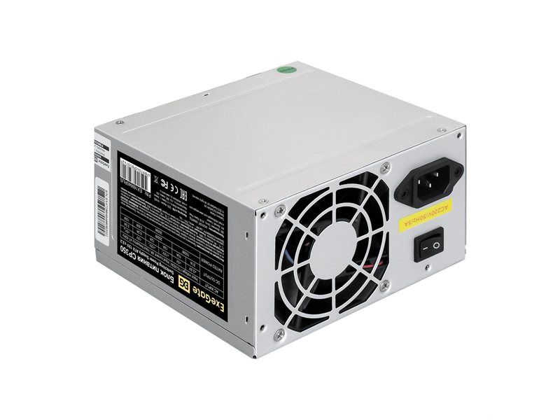 Exegate EX169945RUS / 251754 Блок питания 350W ATX-CP350 OEM, 8cm fan, 24+4pin, 3*SATA, 1*FDD, 2*IDE