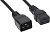 Шнур питания Cabeus PC-IEC19-IEC20-1.8M C19-C20 проводник.:3x1.5мм2 1.8м 220/250В 16А черный